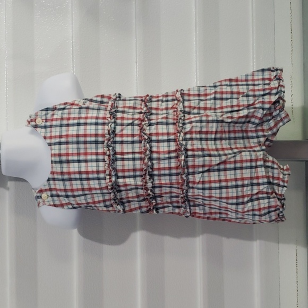 Old‎ Navy plaid romper size 18/24 Months